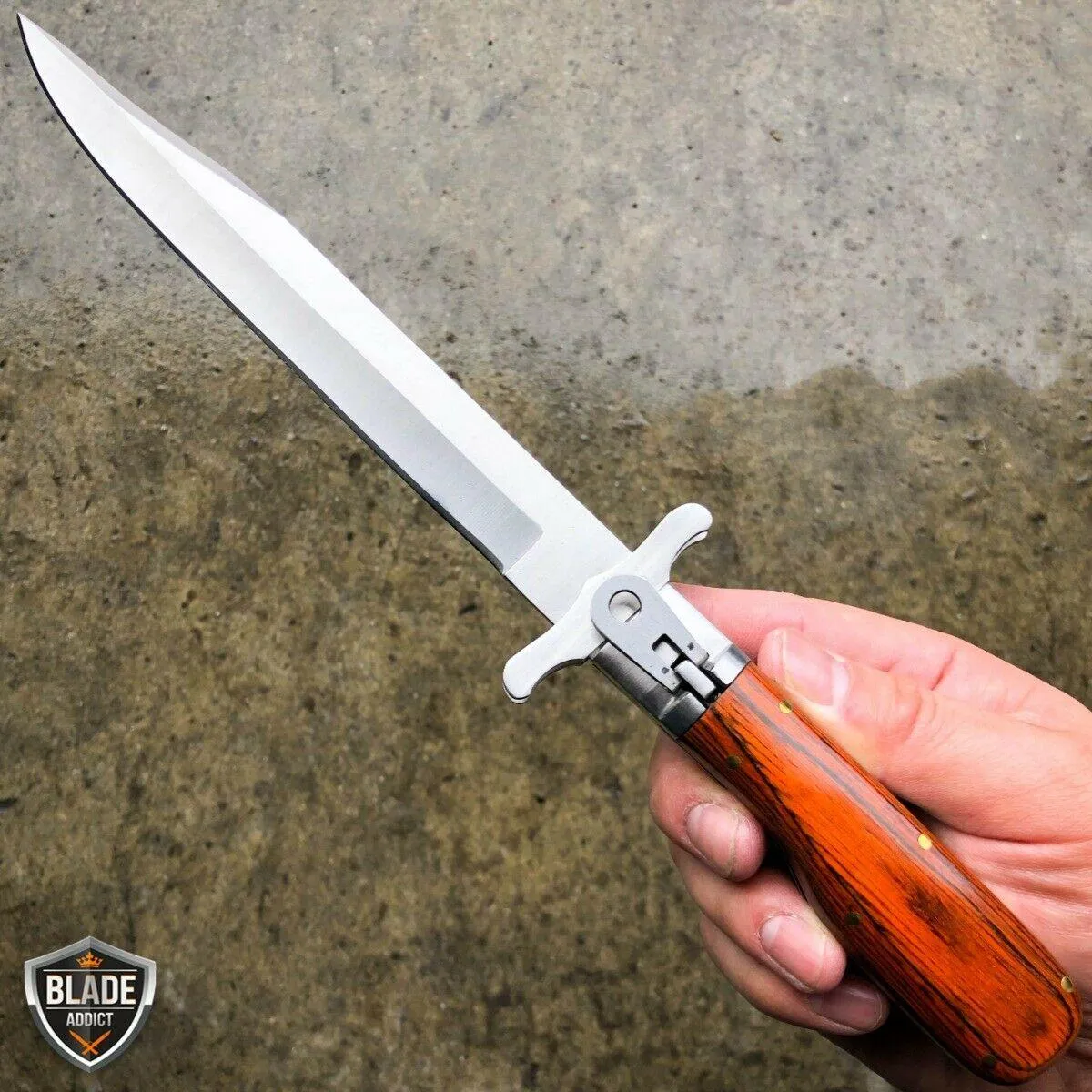 12" Tactical Survival Hunting FOLDING Camping Knife Survival Bowie