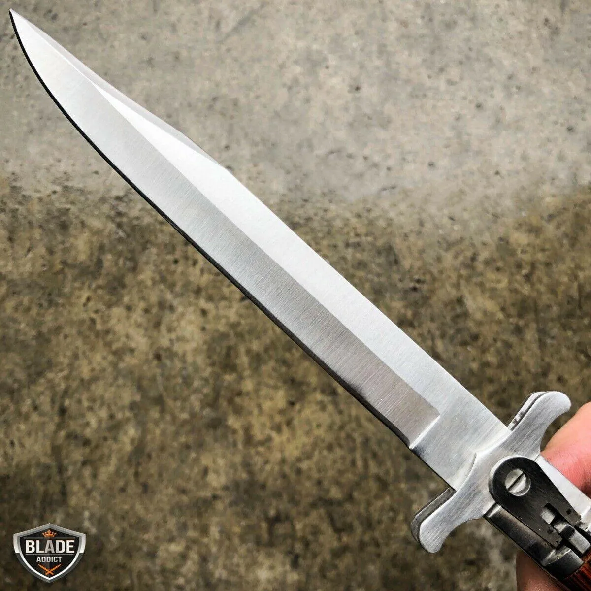 12" Tactical Survival Hunting FOLDING Camping Knife Survival Bowie