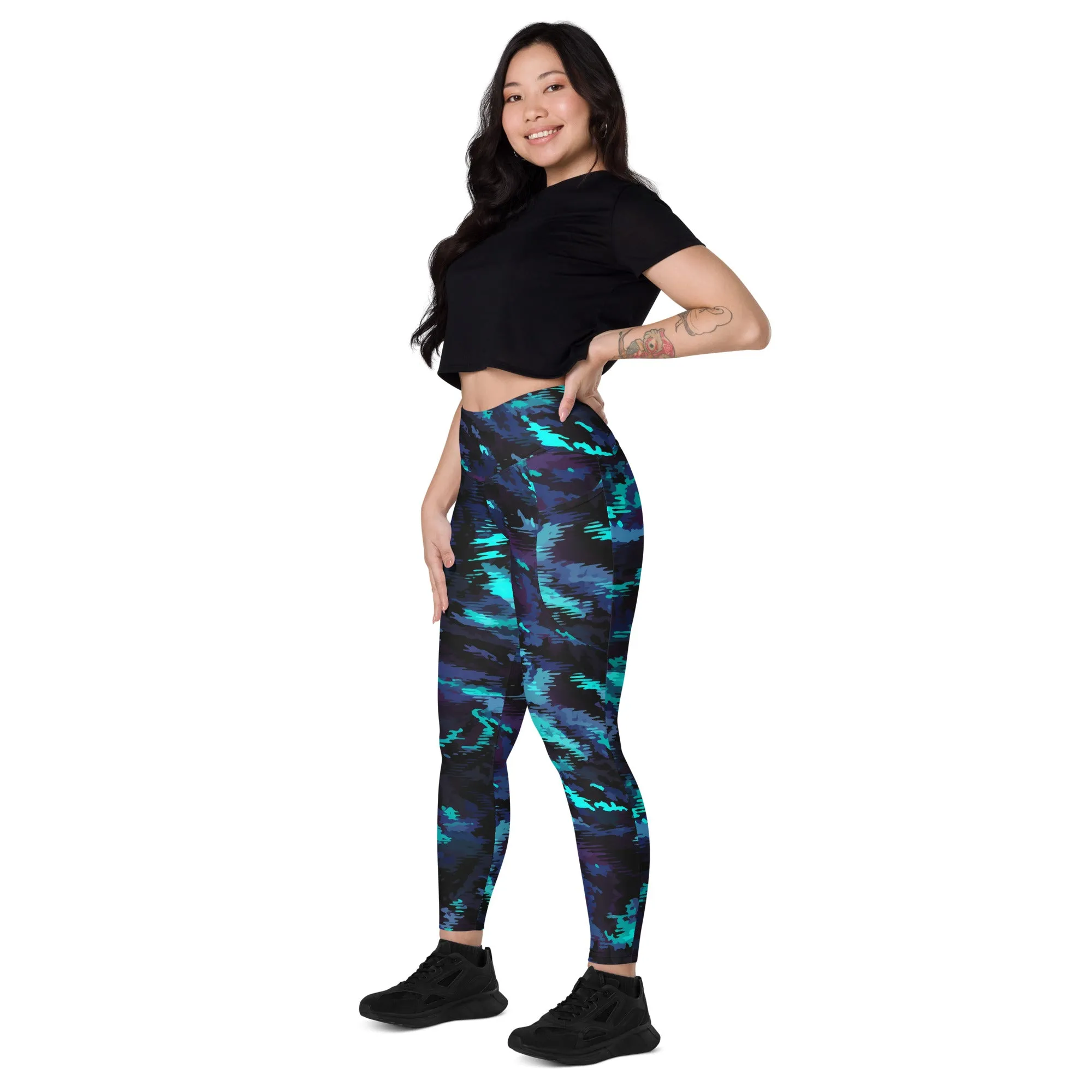 1991 Ravestripe Leggings with pockets