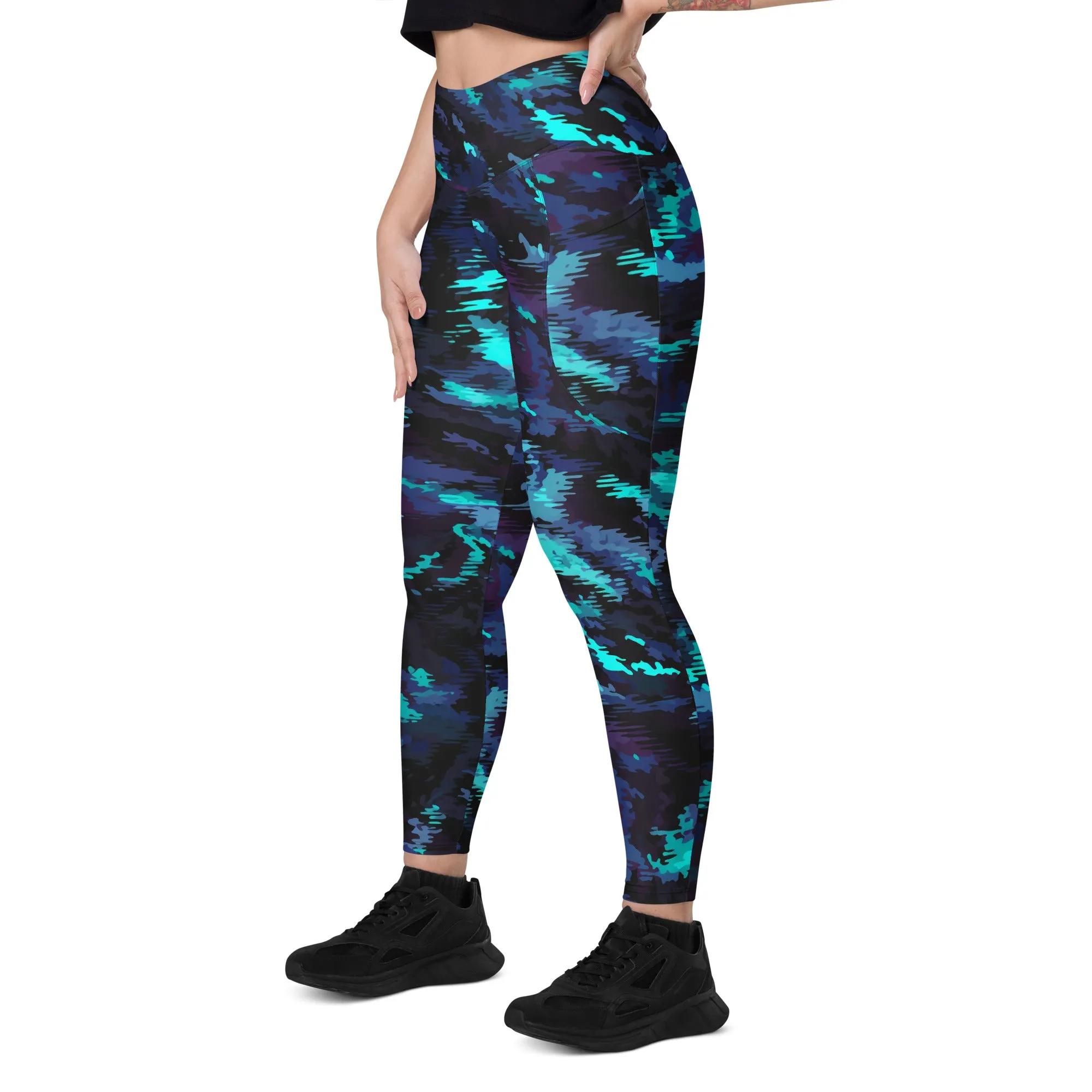 1991 Ravestripe Leggings with pockets