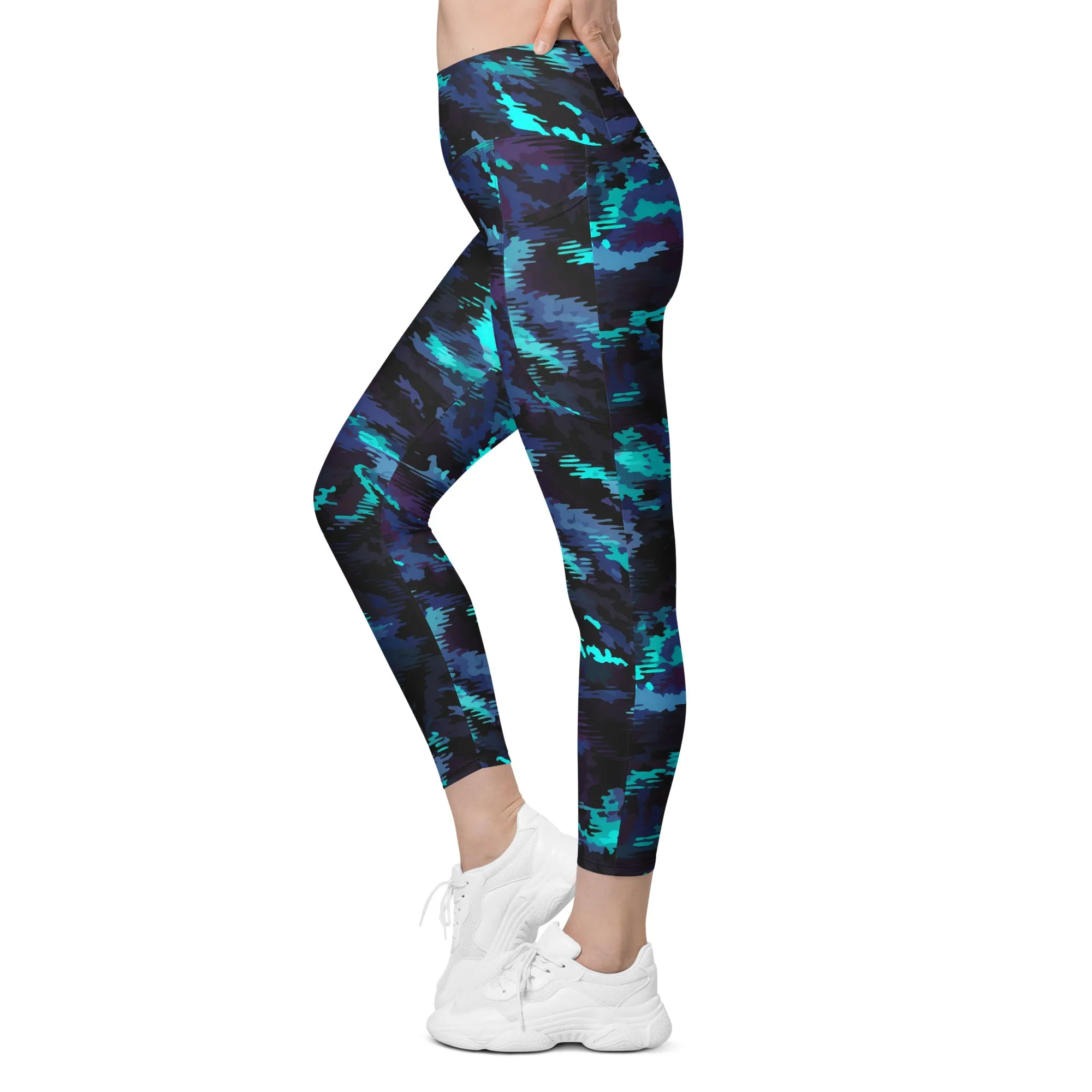 1991 Ravestripe Leggings with pockets