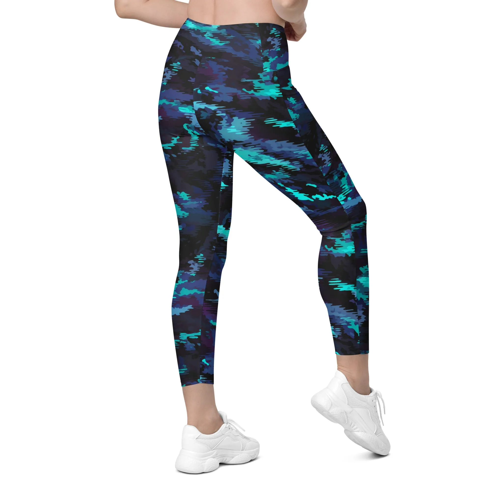 1991 Ravestripe Leggings with pockets