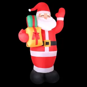 2.4M Christmas Inflatables Santa Xmas Light Decor LED Airpower