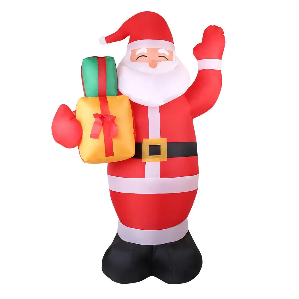 2.4M Christmas Inflatables Santa Xmas Light Decor LED Airpower