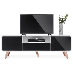 59in Mid-Century Modern TV Stand Media Console for Up to 65-Inch Screens