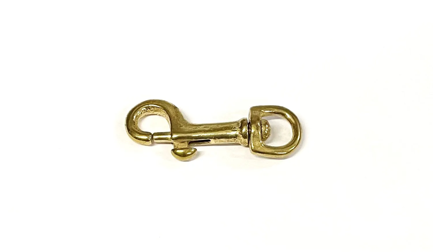 6mm Solid Brass Swivel Trigger Clip Hook Round Eye Heavy Duty For Dog Leads