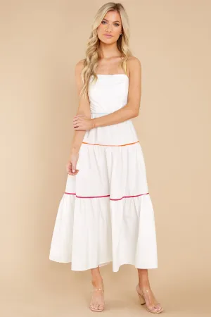 A New Day White Midi Dress