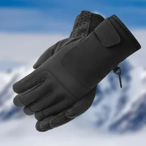 A030 Winter Skiing Glove Riding Sports Touch Screen Keep Warm Gloves, Size: M(Black)