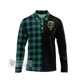 Abercrombie Tartan Long Sleeve Polo Shirt with Family Crest and Half Of Me Style