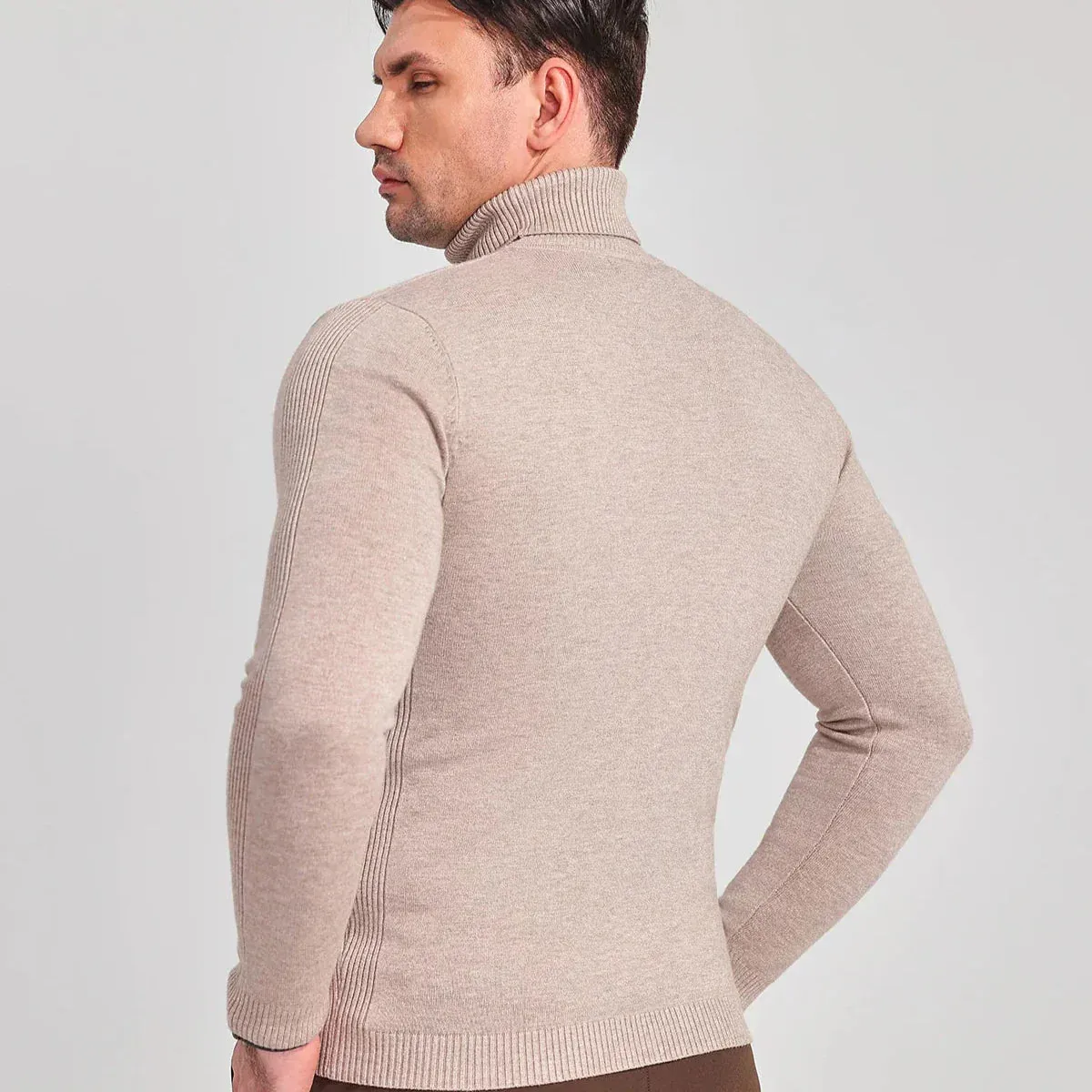 Adriano™ | Classic Muscle Fit Turtleneck Sweater