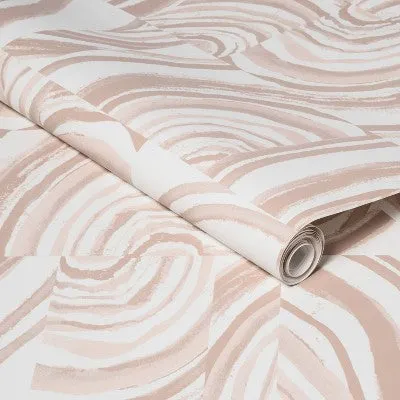 Agate Stone Peel & Stick Wallpaper Cream - Opalhouse™