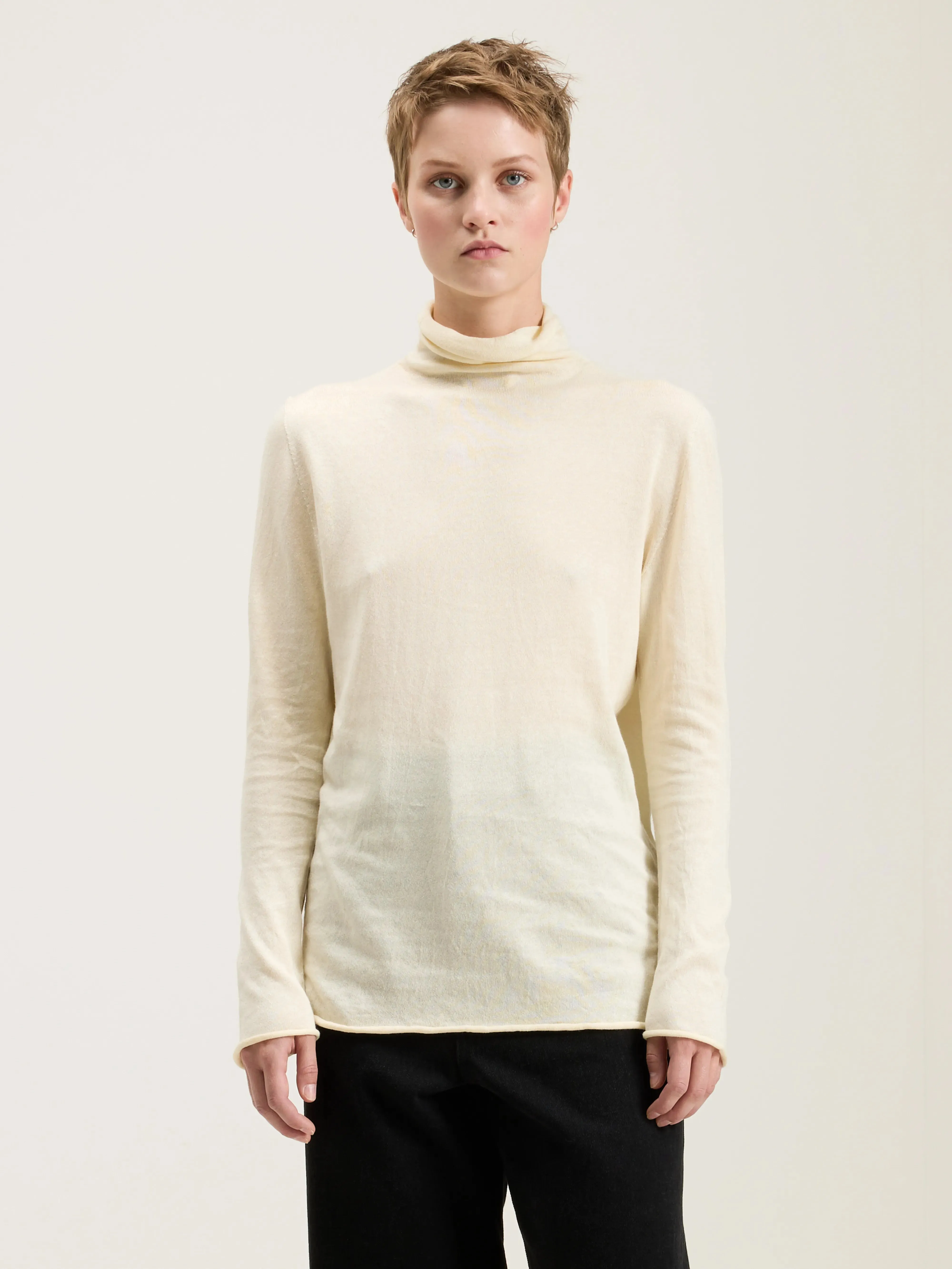 Agnes Organic Cotton Turtleneck (242 / W / YELLOW)