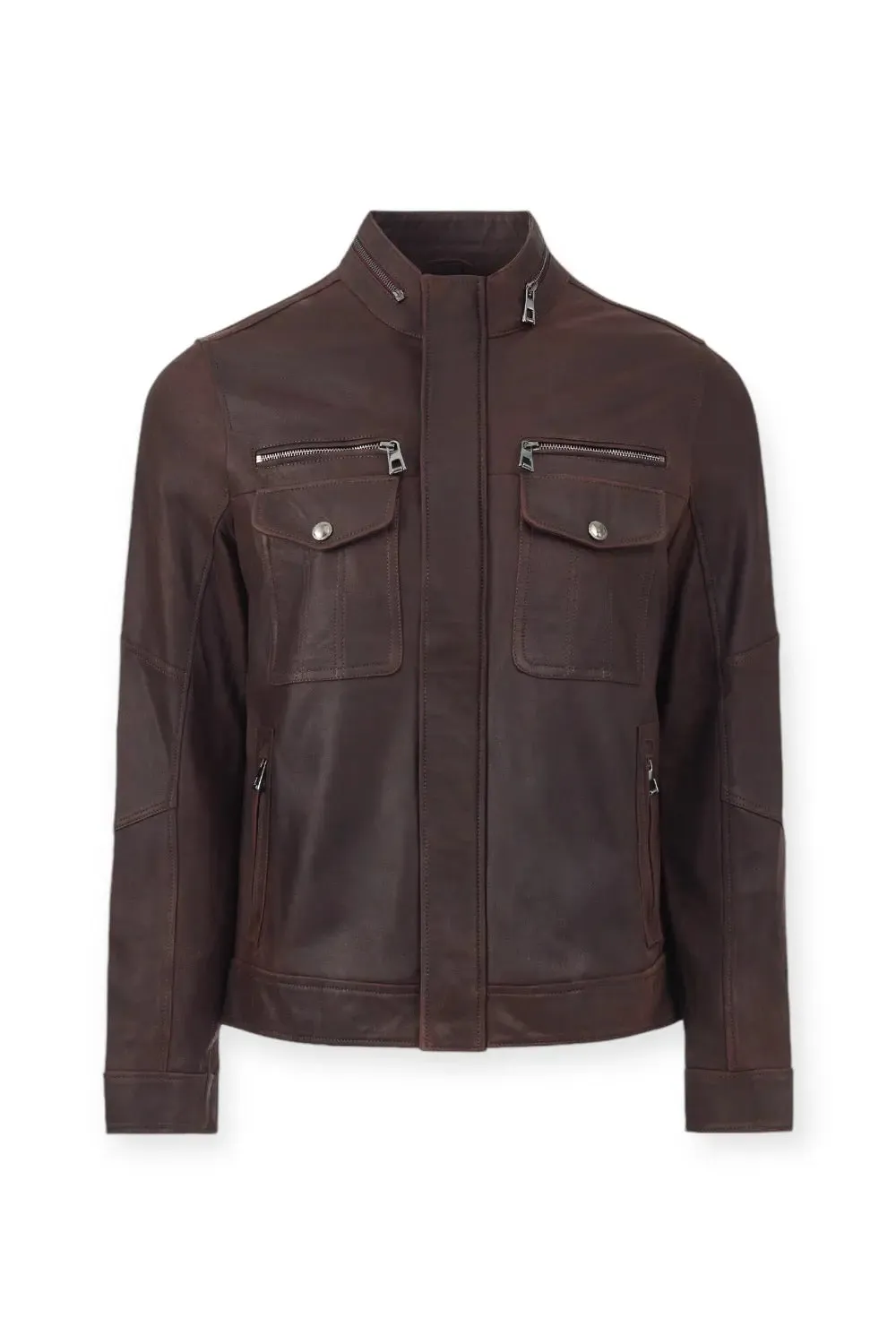 Angelo Quilted Leather Jacket