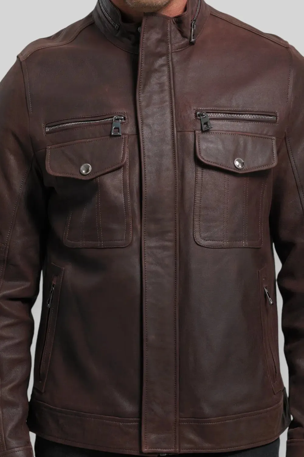 Angelo Quilted Leather Jacket