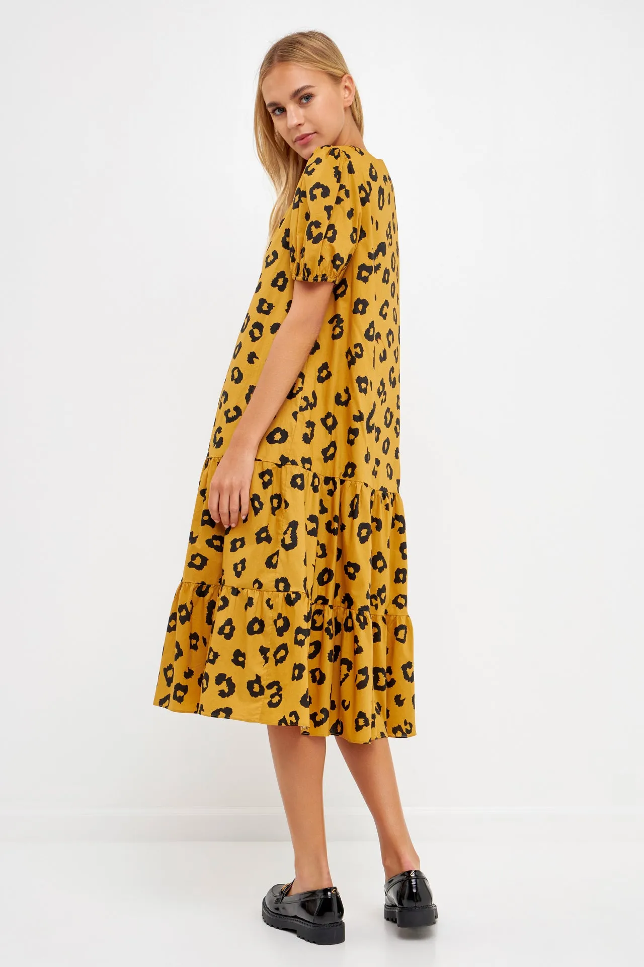 Animal Print Midi Dress