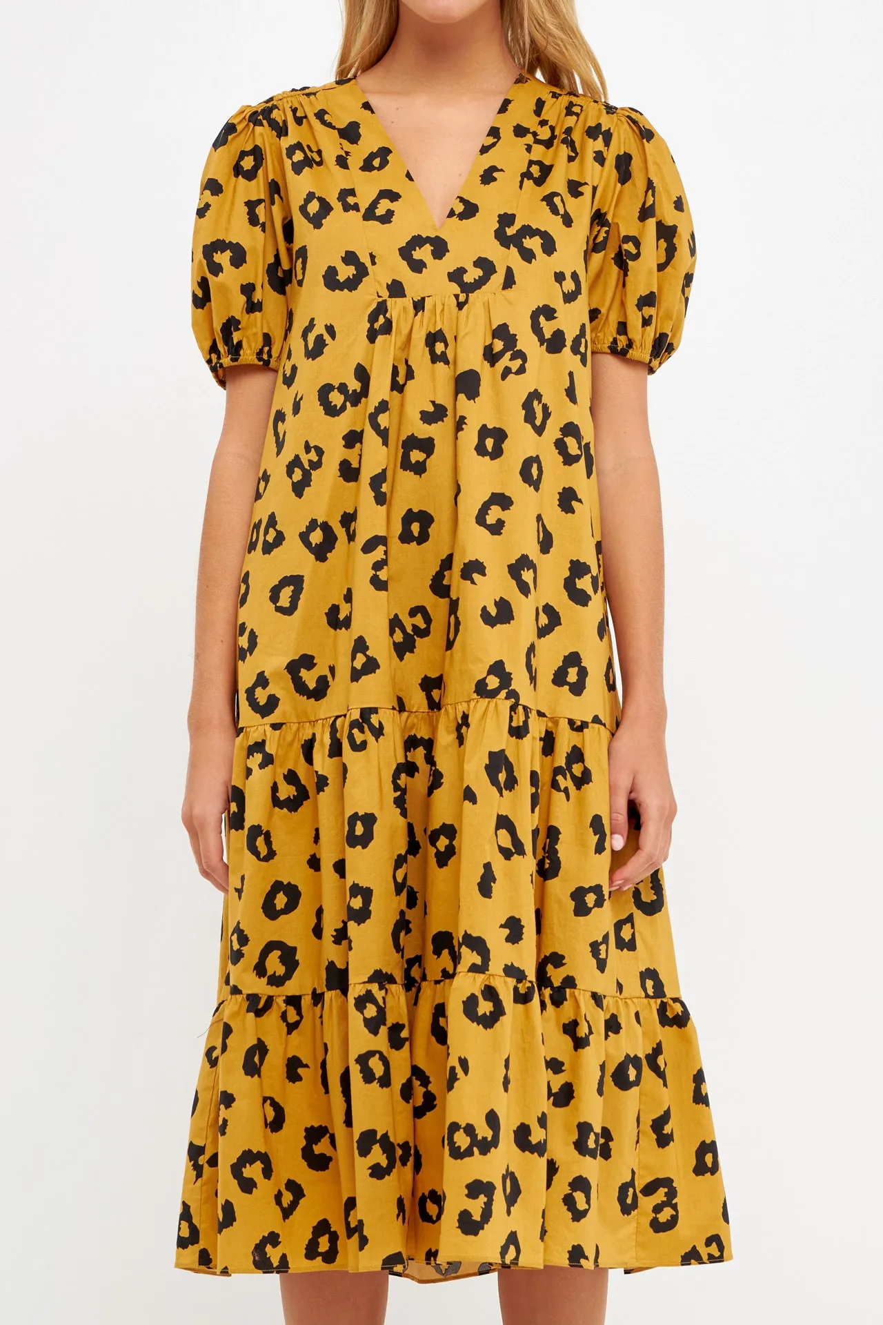 Animal Print Midi Dress