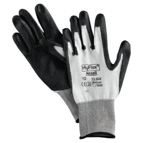 Ansell HyFlex® 11-624 Dyneema®/Lycra® Work Gloves - HyFlex 11-624 Dyneema/Lycra Work Gloves, Size 10, White/Black