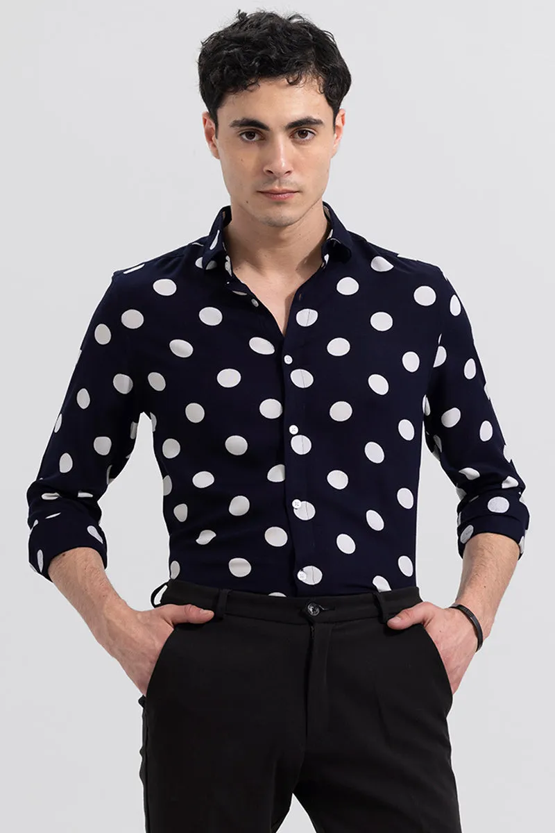 AntiQue Curves Navy Shirt