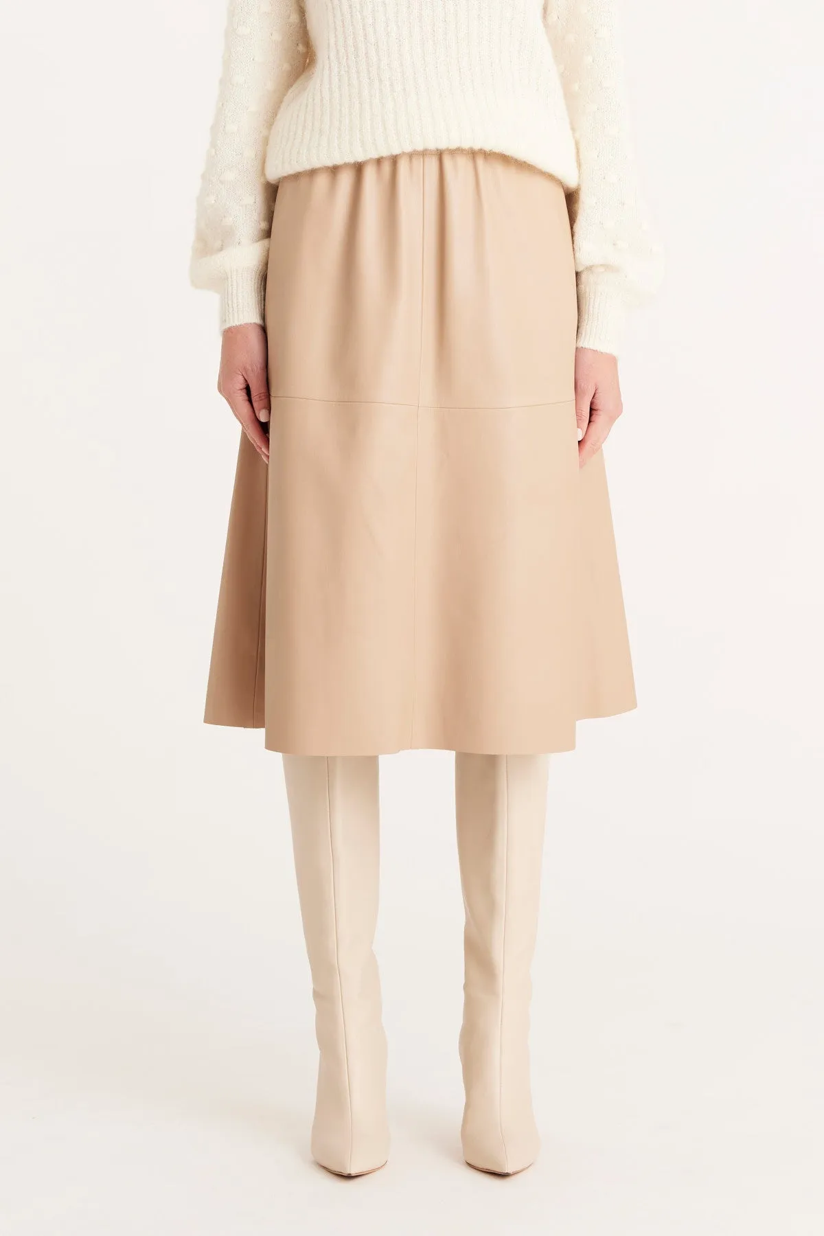 Arlo Vegan Skirt - Natural