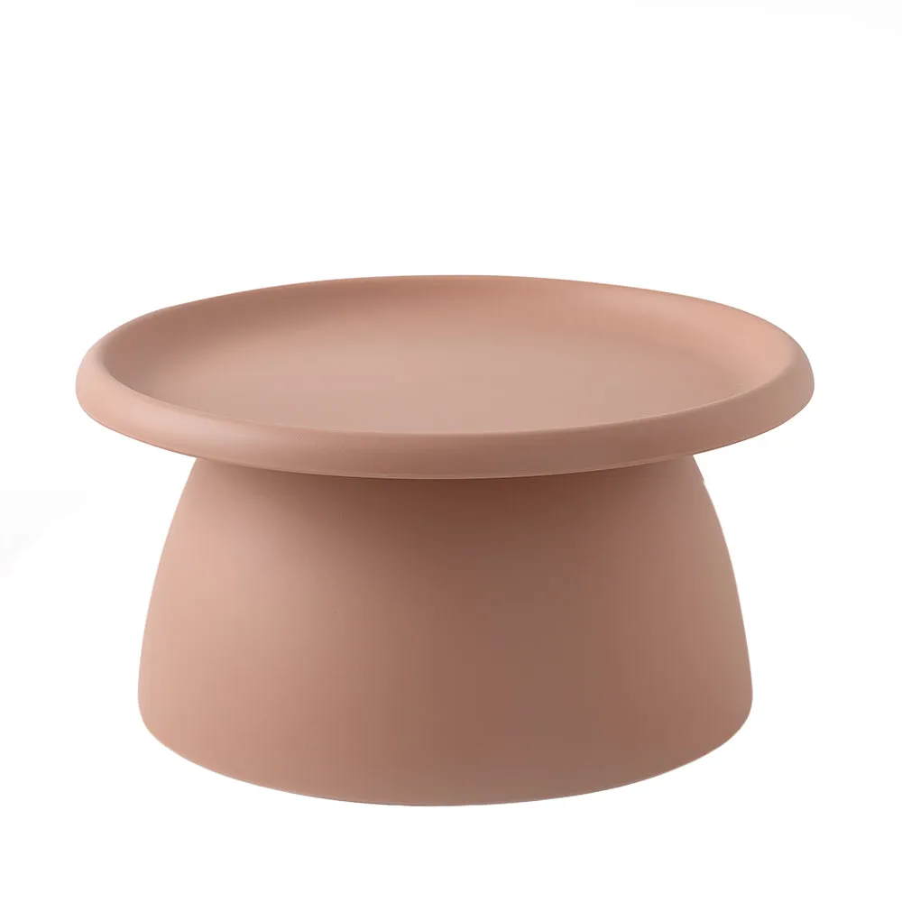 ArtissIn Coffee Table Round 71CM Plastic Pink