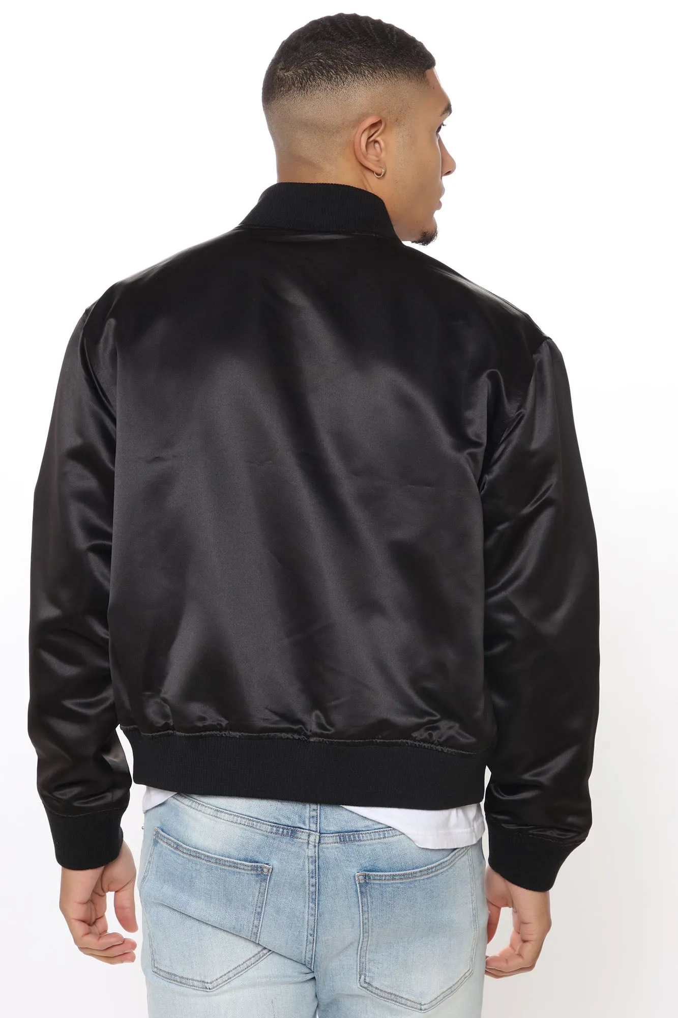 Ashton Essential Bomber Jacket - Black