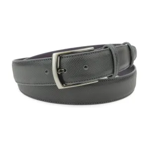 Asphalt Dadino Texture Burnished Prong Belt