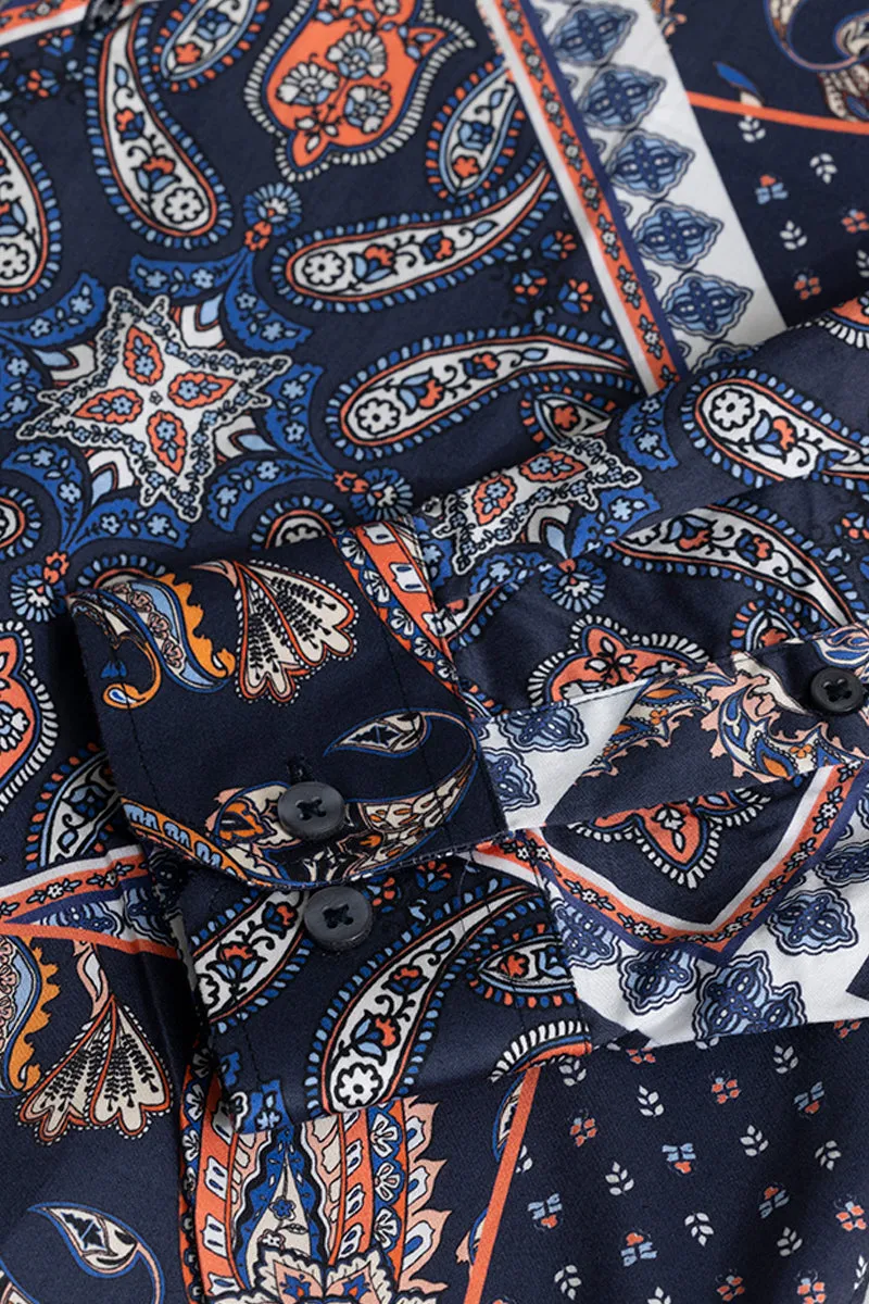 Bandana Paisley Navy Shirt