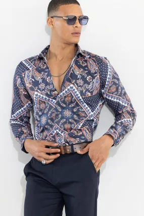 Bandana Paisley Navy Shirt