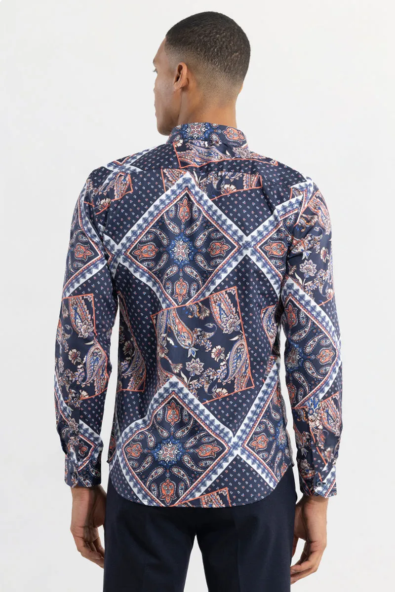 Bandana Paisley Navy Shirt