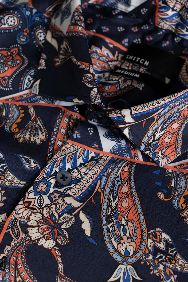 Bandana Paisley Navy Shirt