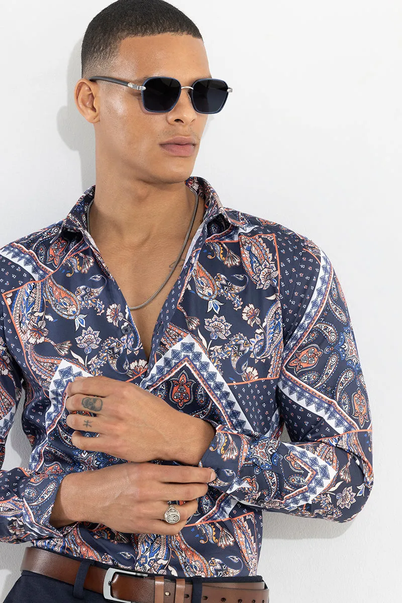 Bandana Paisley Navy Shirt