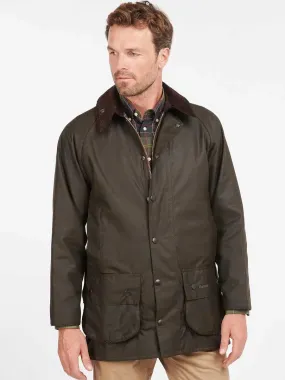 BARBOUR Classic Beaufort Wax Jacket - Mens - Olive