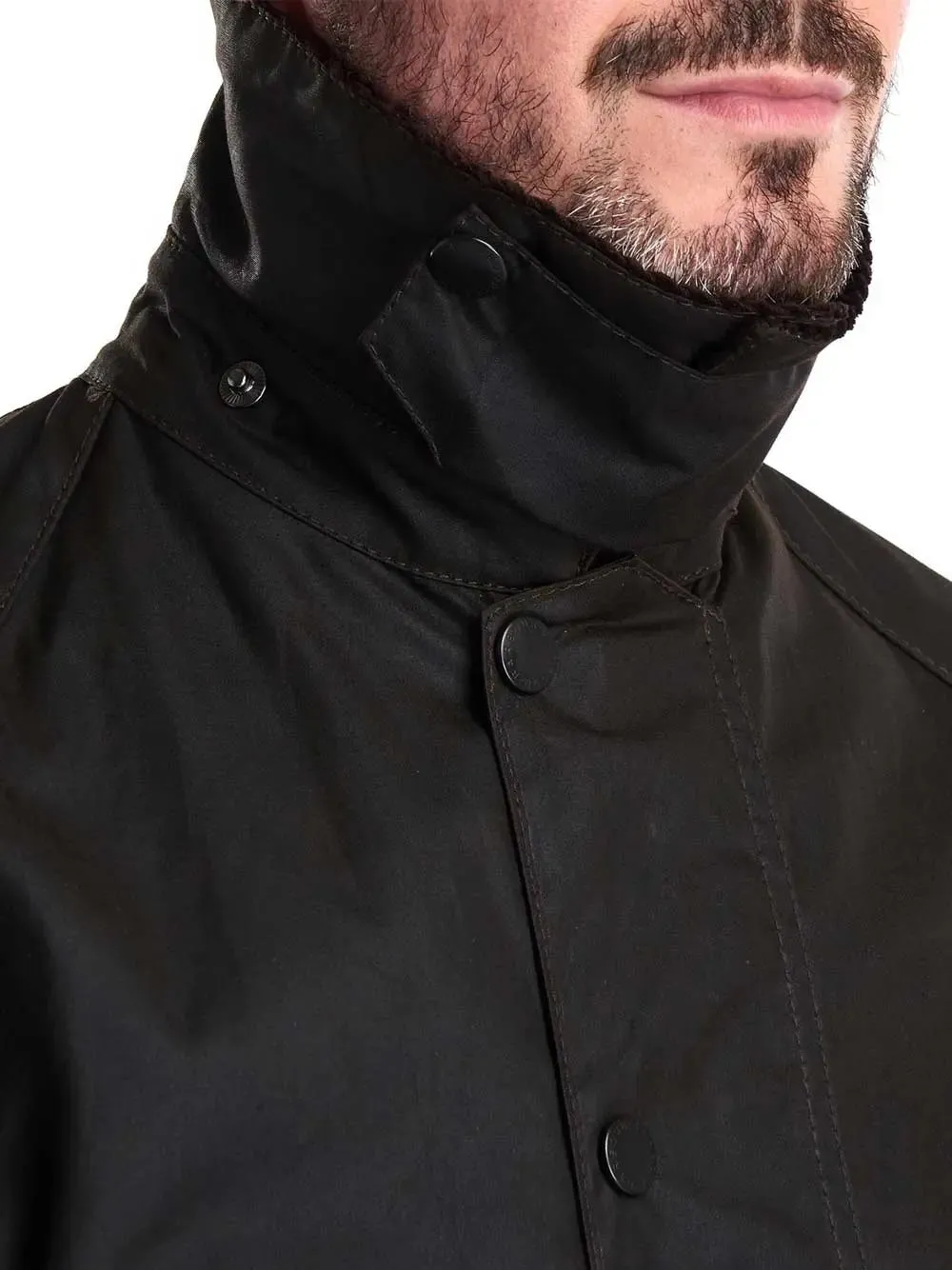 BARBOUR Classic Beaufort Wax Jacket - Mens - Olive