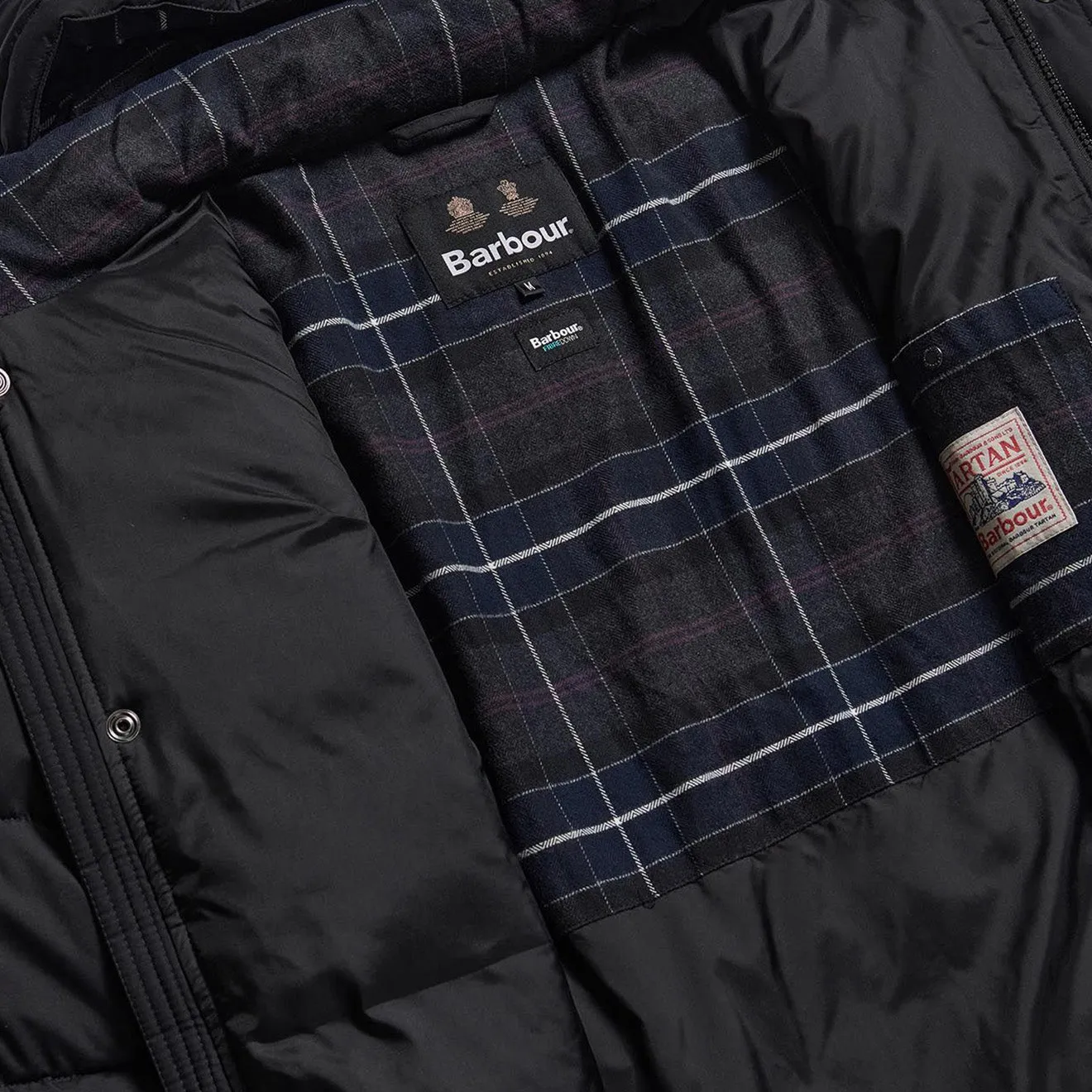 Barbour Kentish Quilted Jacket Classic Black