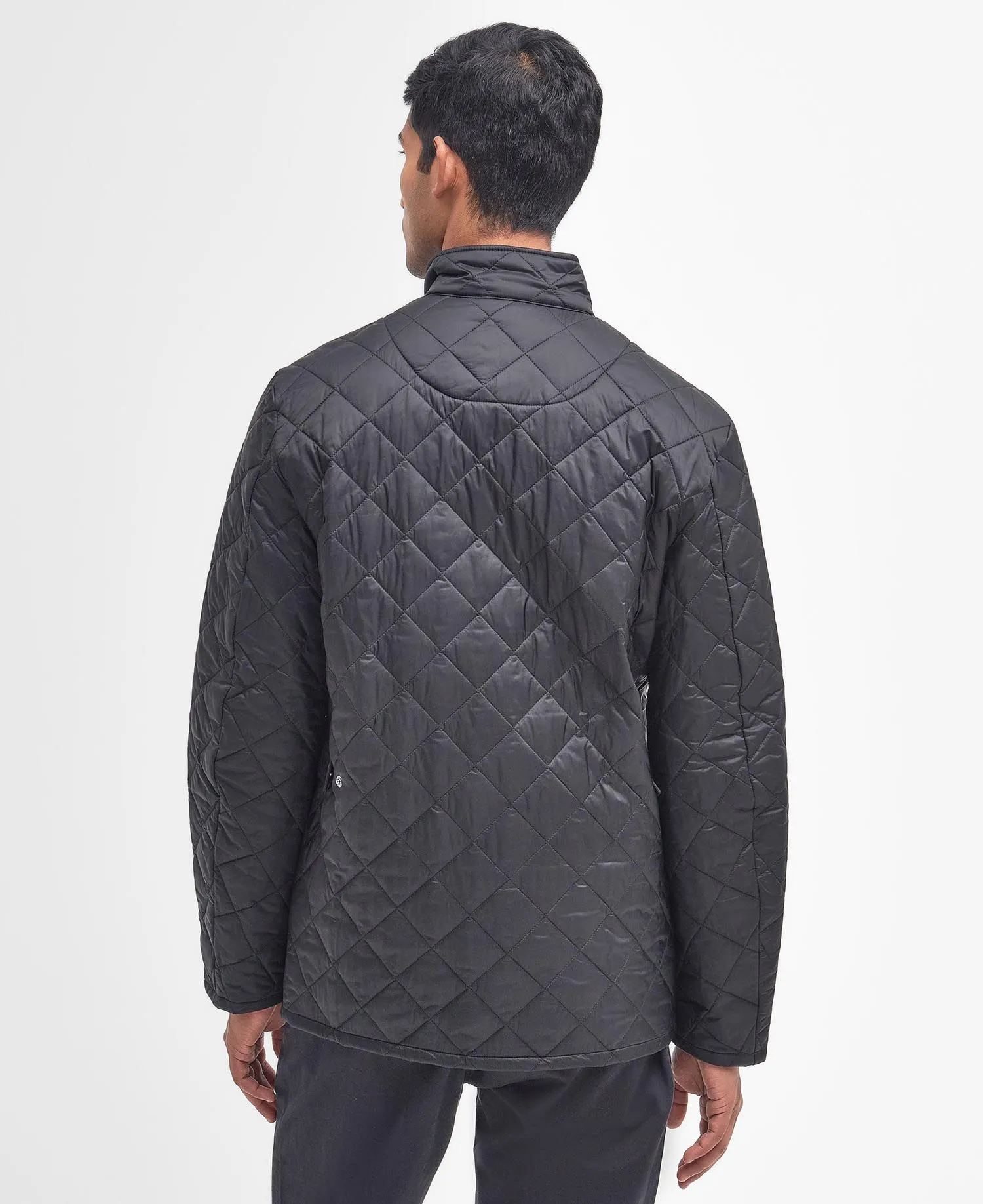 Barbour Men's Flyweight Chelsea Quilted Jacket Black MQU0007 BK91