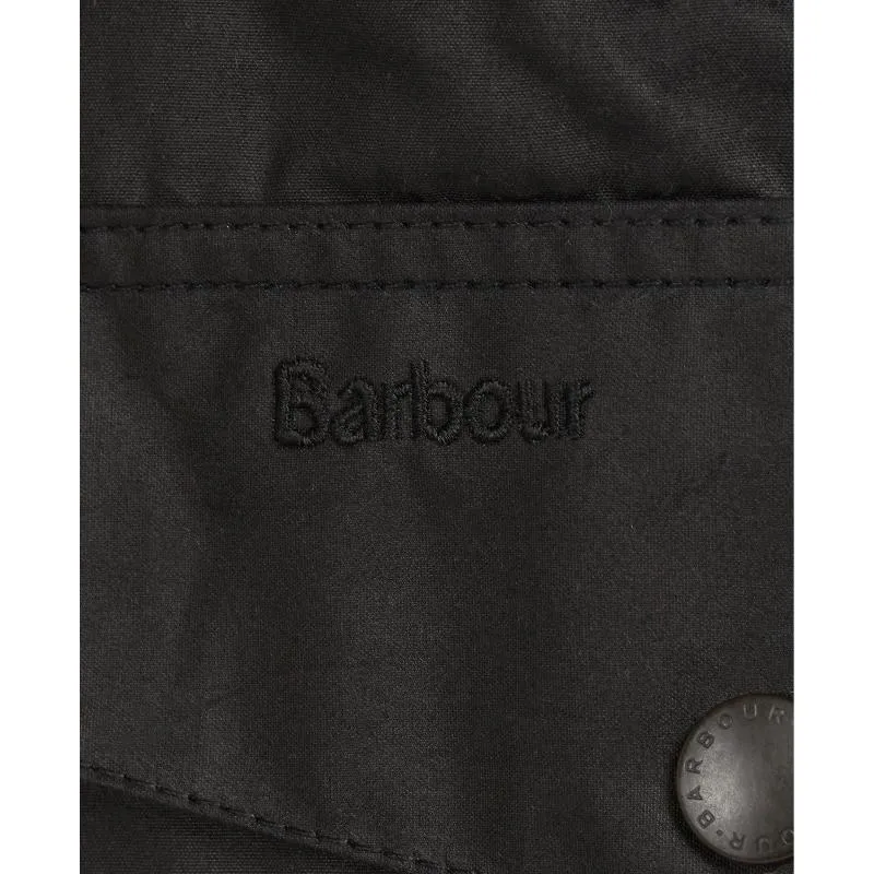 Barbour Sapper Mens Waxed Jacket - Black