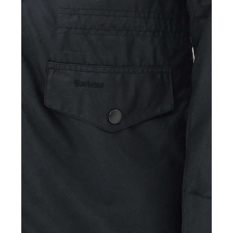 Barbour Sapper Mens Waxed Jacket - Black/Classic