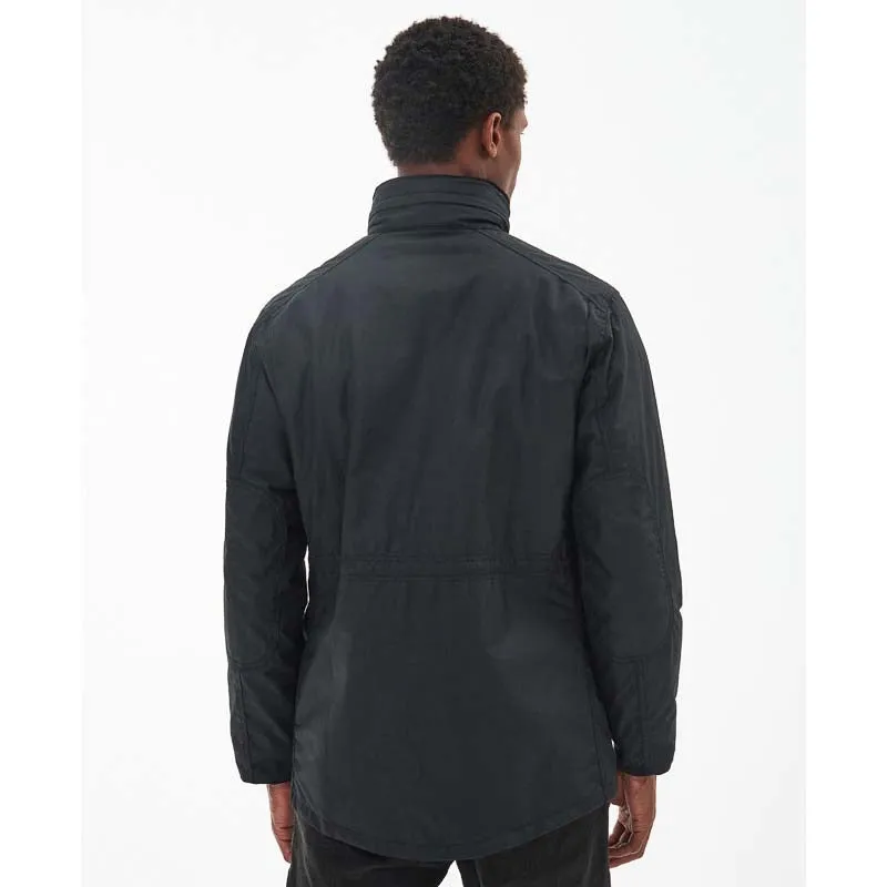 Barbour Sapper Mens Waxed Jacket - Black/Classic