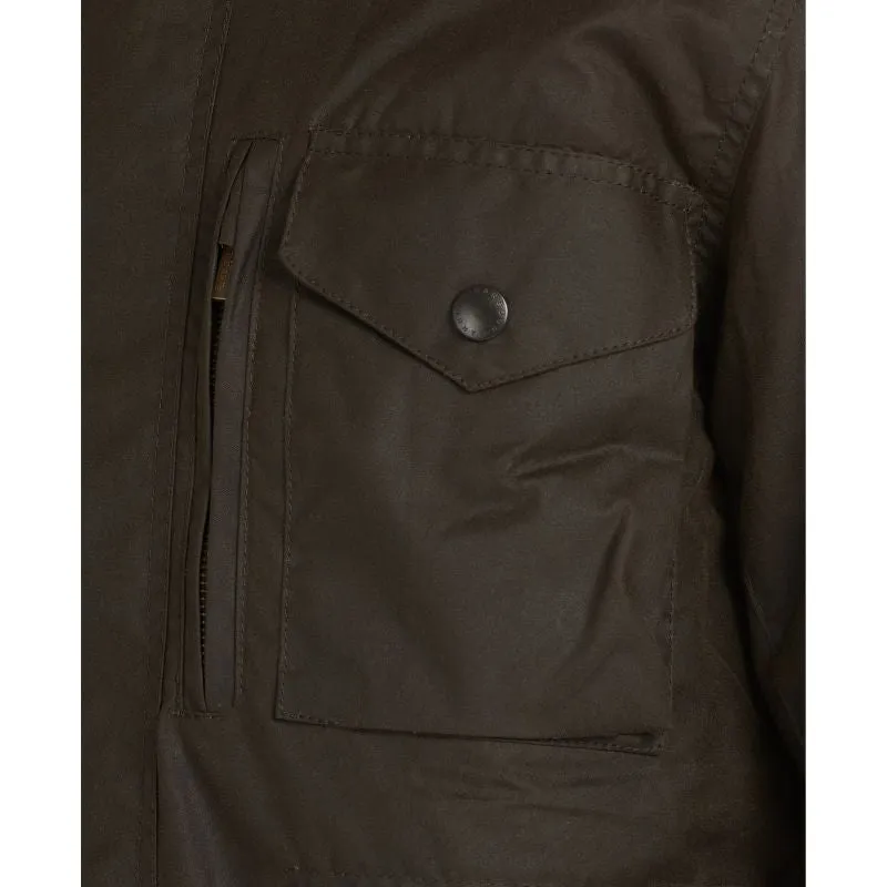 Barbour Sapper Mens Waxed Jacket - Olive