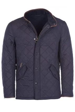 Barbour Vatteraður Jakki - Powell Quilted Jacket - Navy