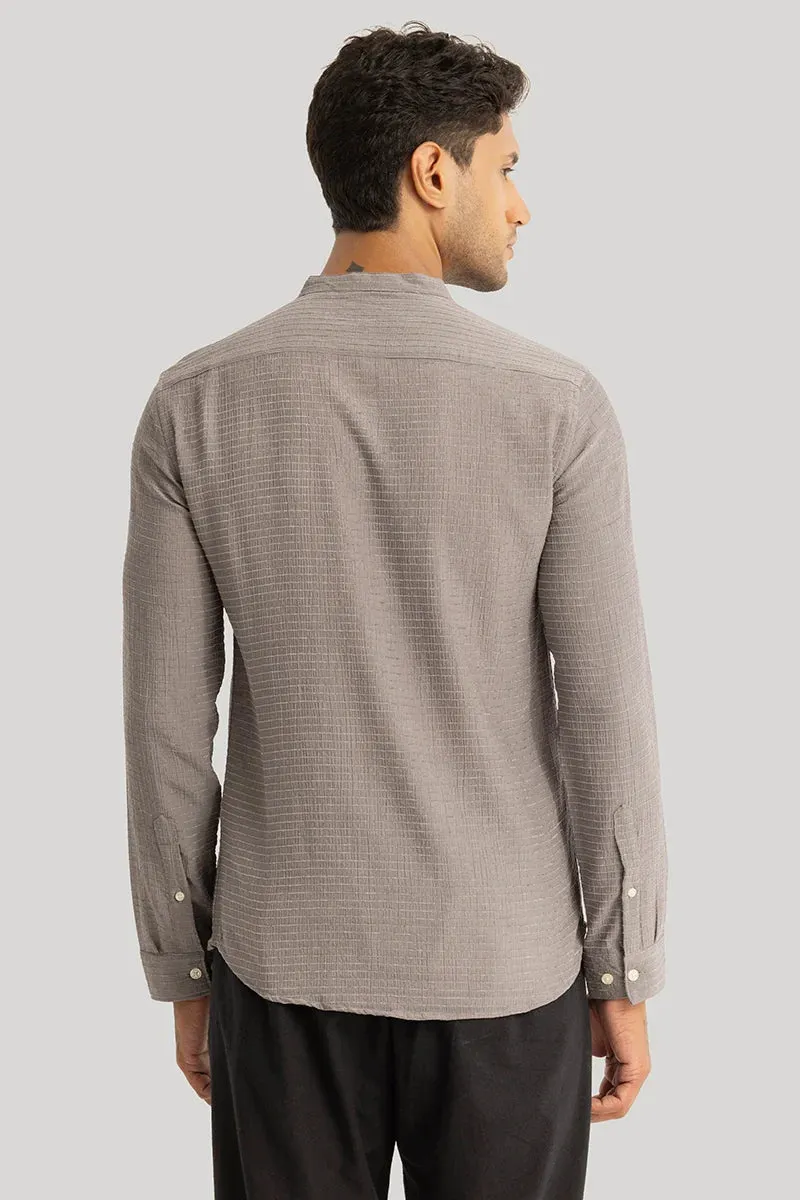 Benedetta Grey Textured Shirt