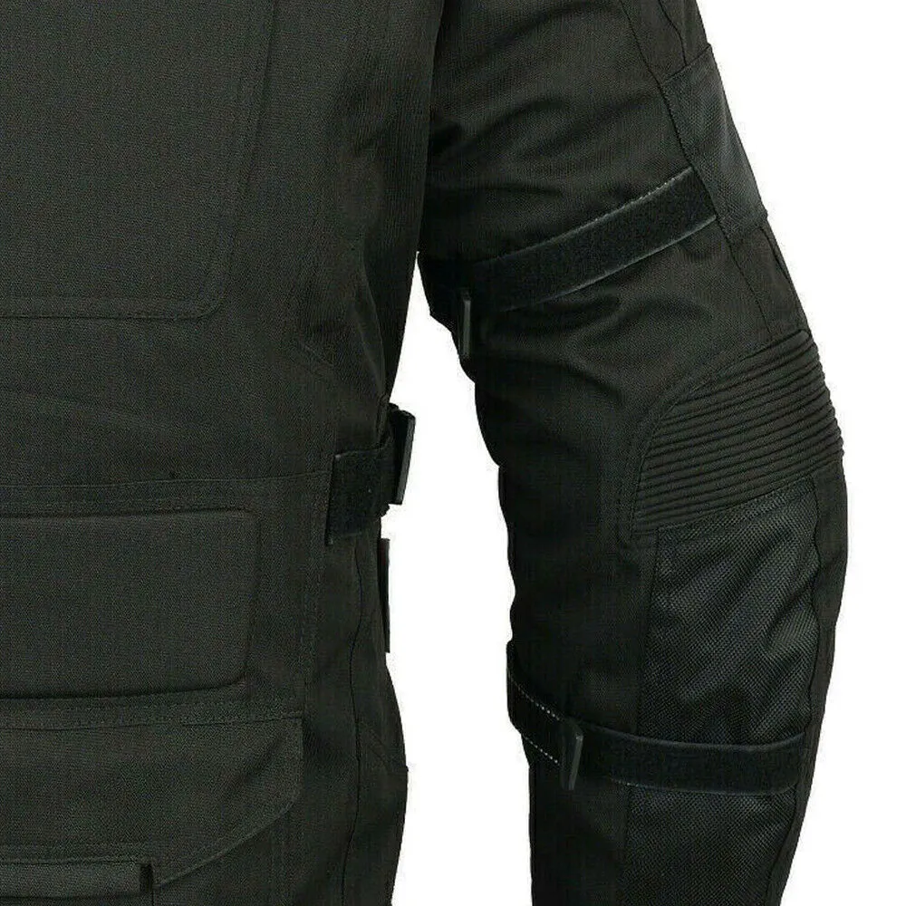 BGA VELOCITY WP MOTORCYCLE CORDURA JACKET BLACK