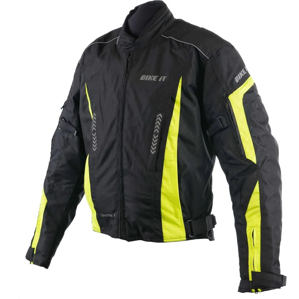 Bike It Ortac Sports Motorcycle Jacket Black