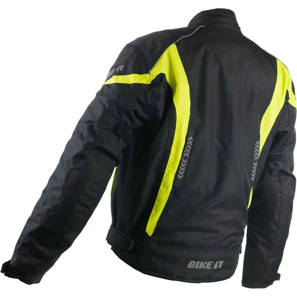 Bike It Ortac Sports Motorcycle Jacket Black