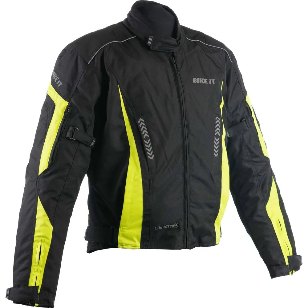 Bike It Ortac Sports Motorcycle Jacket Black