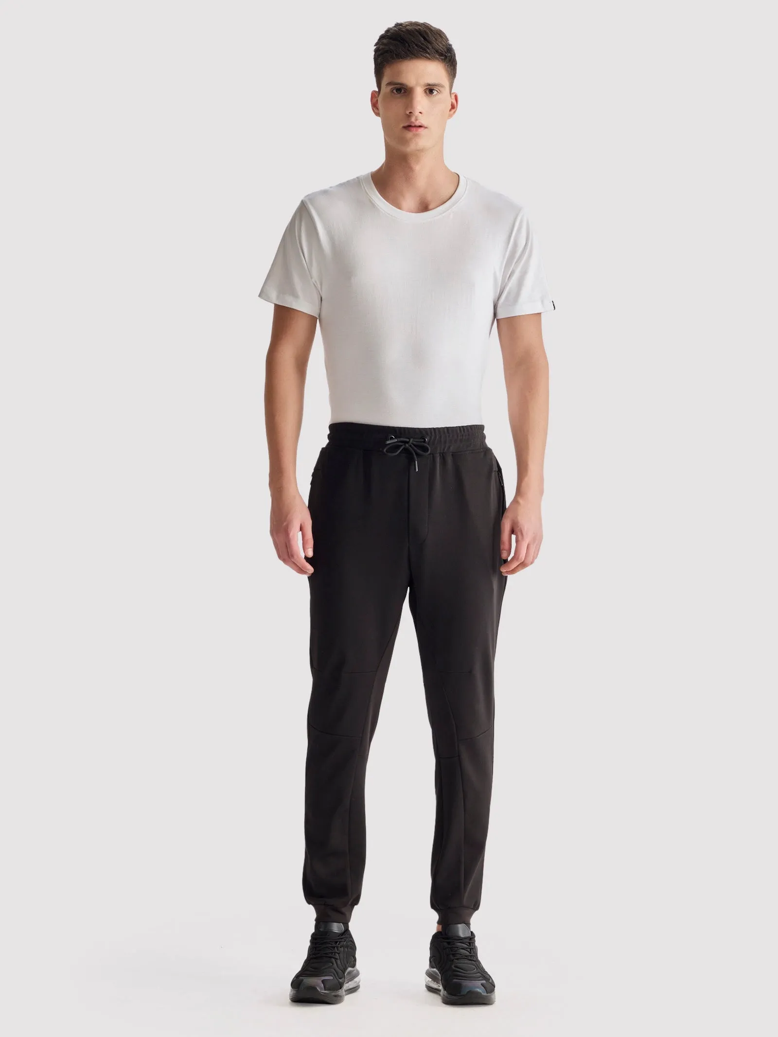 Black 4-Way Stretch Travel Pant