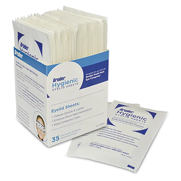 BRUDER Hygienic Eyelid Sheets. 35 Pack.