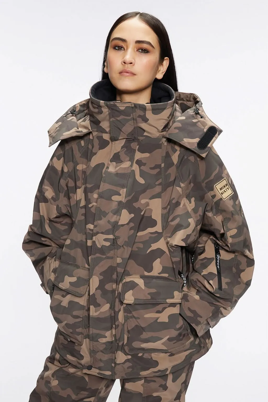 Camouflage Hooded Jacket