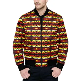 Canyon War Party Unisex Heavy Bomber Jacket with Quilted Lining