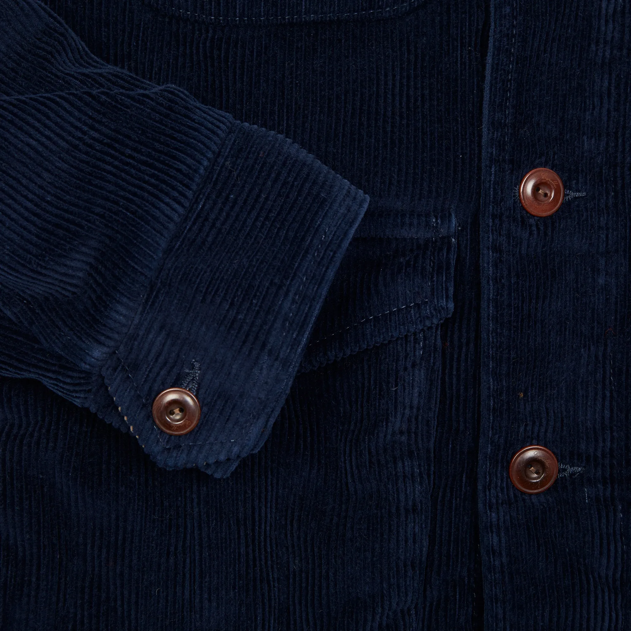 Capalbio Corduroy Field Jacket in Blue